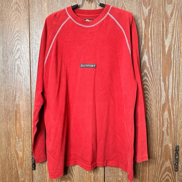 Vintage Men's Crewneck Sweater L American Outpost Long Sleeve Casual 100% Cotton - Picture 1 of 7